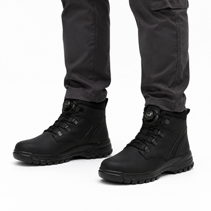 Botas Trabajo Hombre Altas Puntera Acero Cierre Giratorio Impermeable Antideslizante