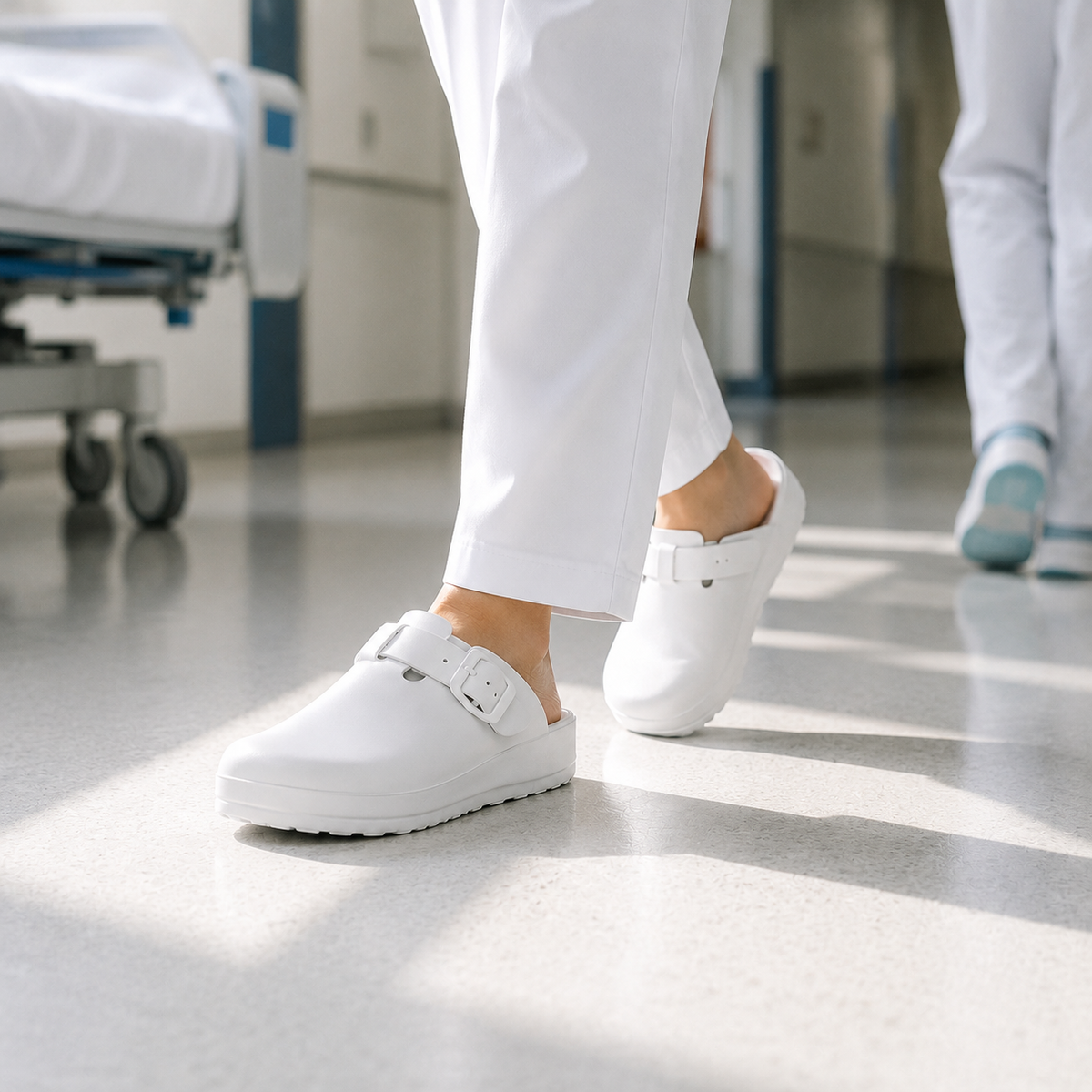 Zuecos Enfermera Unisex EVA Antideslizante Ligero Transpirable Trabajo Sanitario