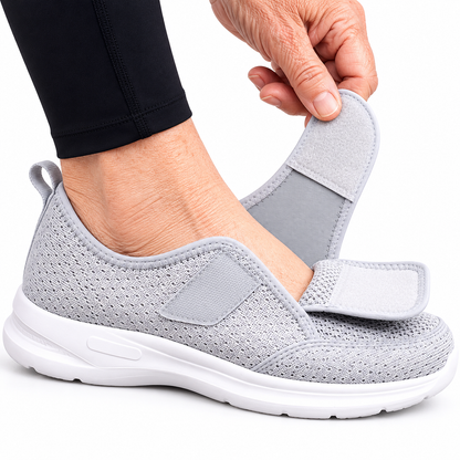Zapatos Extra Anchos Mujer Hombre Velcro Pie Ancho