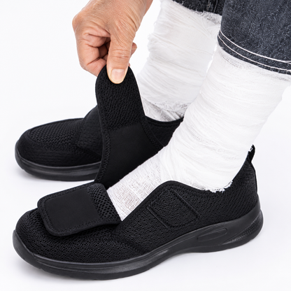 Zapatos Extra Anchos Mujer Hombre Velcro Pie Ancho