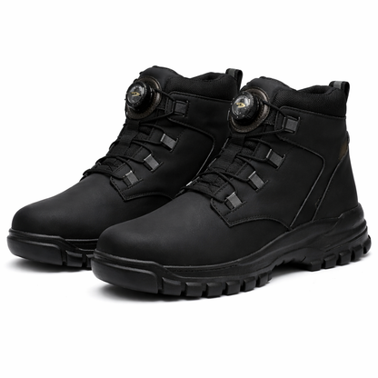 Botas Trabajo Hombre Altas Puntera Acero Cierre Giratorio Impermeable Antideslizante