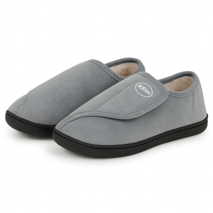 Zapatillas Casa Mujer Hombre Ancho Extra Velcro Malla Antideslizante
