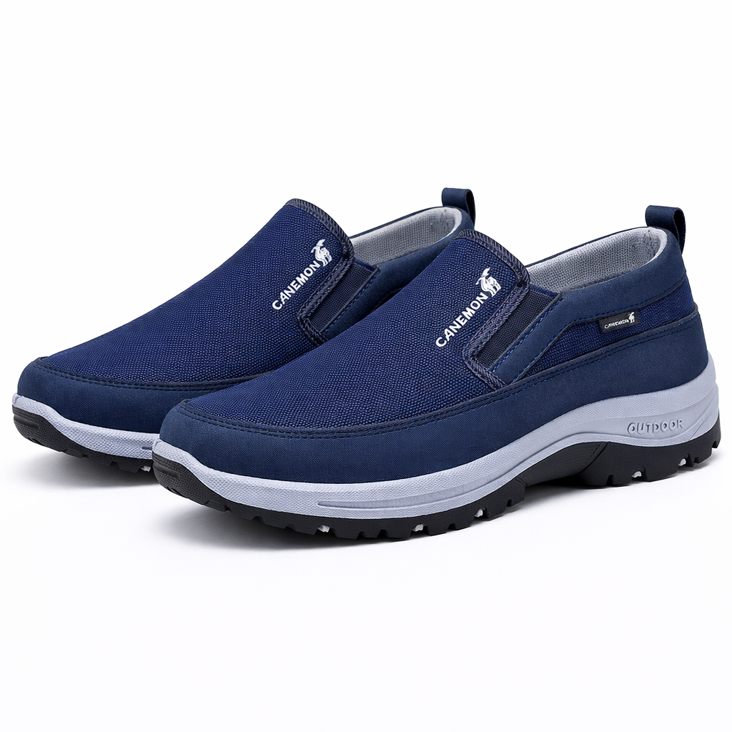 Zapatillas Marcha Hombre Slip-On Transpirables Suela Flexible Antideslizante Ligeras