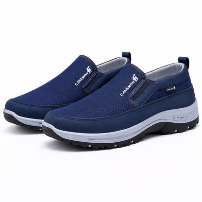 Zapatillas Marcha Hombre Slip-On Transpirables Suela Flexible Antideslizante Ligeras