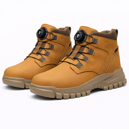Botas Trabajo Hombre Altas Puntera Acero Cierre Giratorio Impermeable Antideslizante