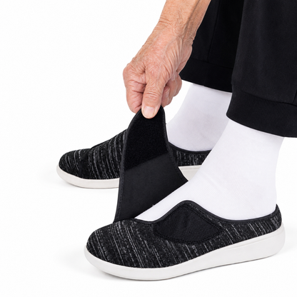 Zapatos Sin Cordones Extra Anchos Velcro Transpirables Antideslizantes