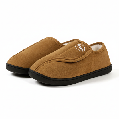 Zapatillas Casa Mujer Hombre Ancho Extra Velcro Malla Antideslizante