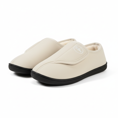 Zapatillas Casa Mujer Hombre Ancho Extra Velcro Malla Antideslizante