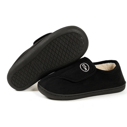 Zapatillas Casa Mujer Hombre Ancho Extra Velcro Malla Antideslizante