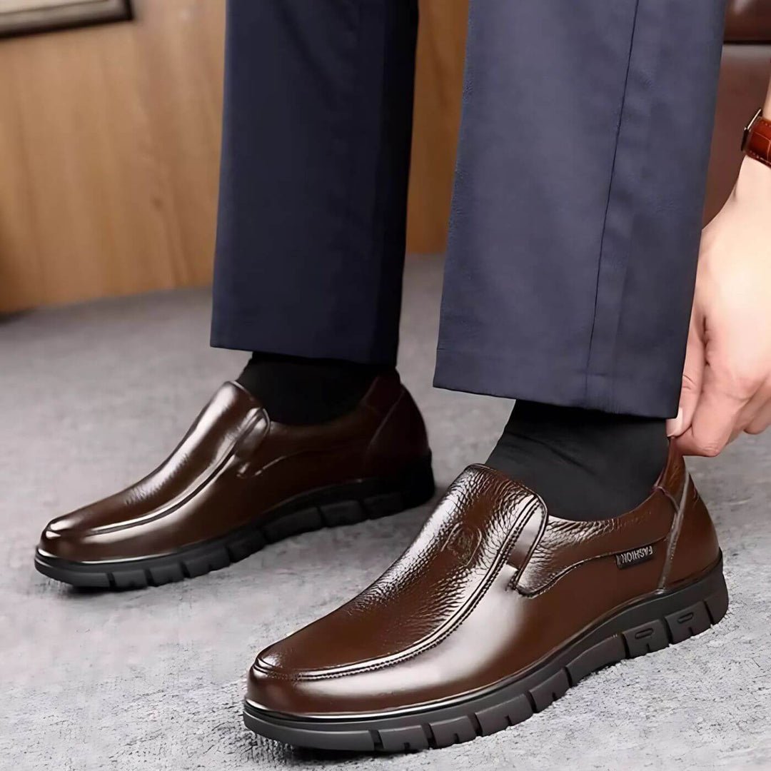 Mocasines Hombre Ligeros Amortiguados Respirables Slip-On Uso Diario